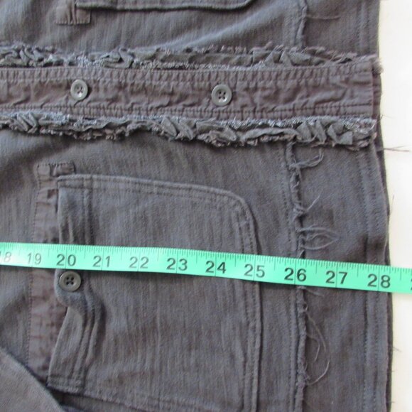 Eddie Bauer 100% Cotton Grey Cardigan Large - Picture 15 of 16